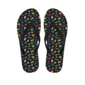 Video Game Gadgets Pattern Print Flip Flops