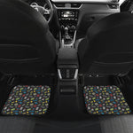 Video Game Gadgets Pattern Print Front and Back Car Floor Mats