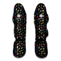 Video Game Gadgets Pattern Print Muay Thai Shin Guards