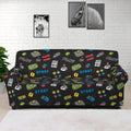 Video Game Gadgets Pattern Print Sofa Cover