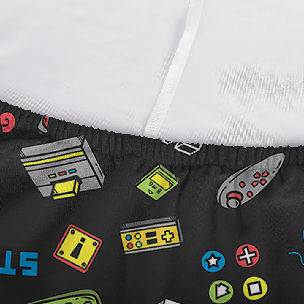 Video Game Gadgets Pattern Print Sofa Cover