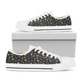 Video Game Gadgets Pattern Print White Low Top Sneakers