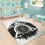 Viking Celtic Trinity Knot Print Area Rug