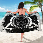 Viking Celtic Trinity Knot Print Beach Sarong Wrap