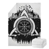 Viking Celtic Trinity Knot Print Blanket