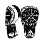 Viking Celtic Trinity Knot Print Boxing Gloves