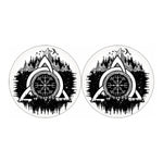 Viking Celtic Trinity Knot Print Car Coasters