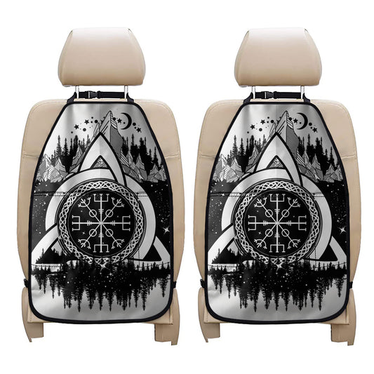 Viking Celtic Trinity Knot Print Car Seat Organizers