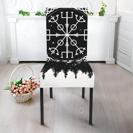 Viking Celtic Trinity Knot Print Dining Chair Slipcover