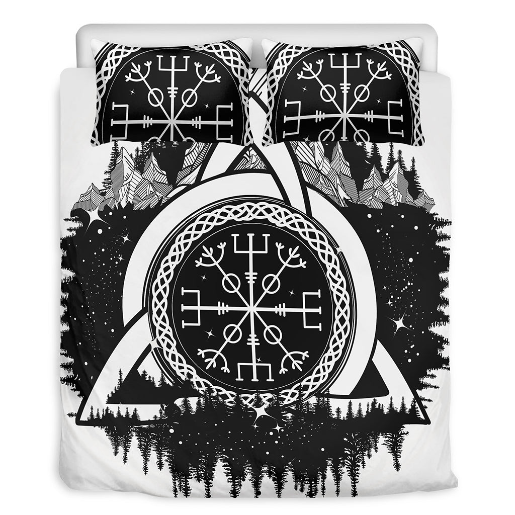 Viking Celtic Trinity Knot Print Duvet Cover Bedding Set