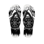 Viking Celtic Trinity Knot Print Flip Flops