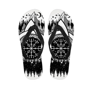 Viking Celtic Trinity Knot Print Flip Flops