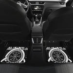 Viking Celtic Trinity Knot Print Front and Back Car Floor Mats