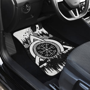 Viking Celtic Trinity Knot Print Front Car Floor Mats