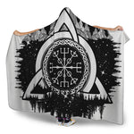 Viking Celtic Trinity Knot Print Hooded Blanket