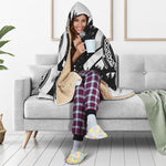 Viking Celtic Trinity Knot Print Hooded Blanket