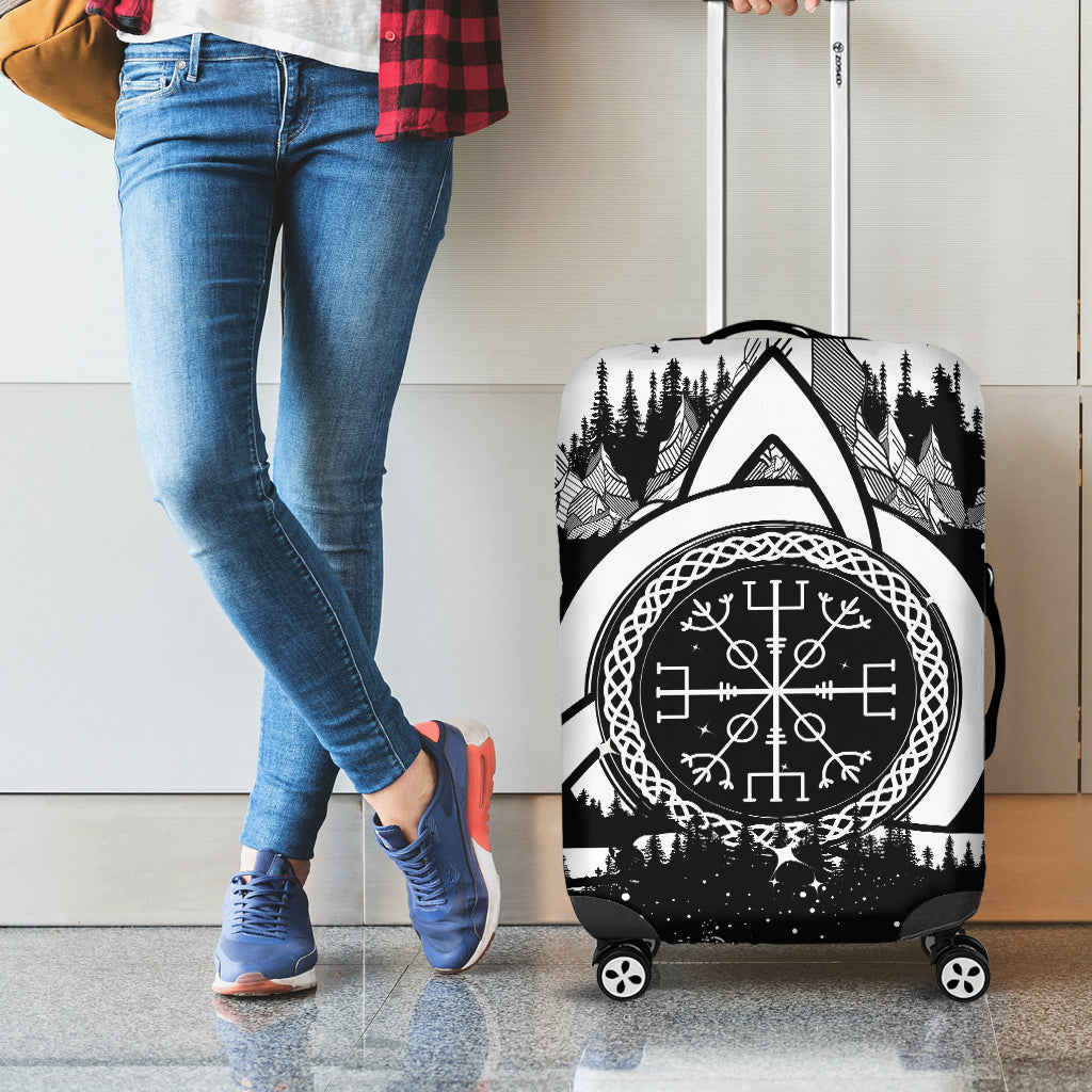 Viking Celtic Trinity Knot Print Luggage Cover