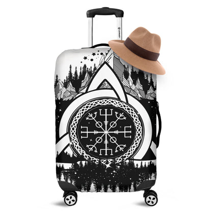 Viking Celtic Trinity Knot Print Luggage Cover