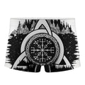 Viking Celtic Trinity Knot Print Men's Boxer Briefs