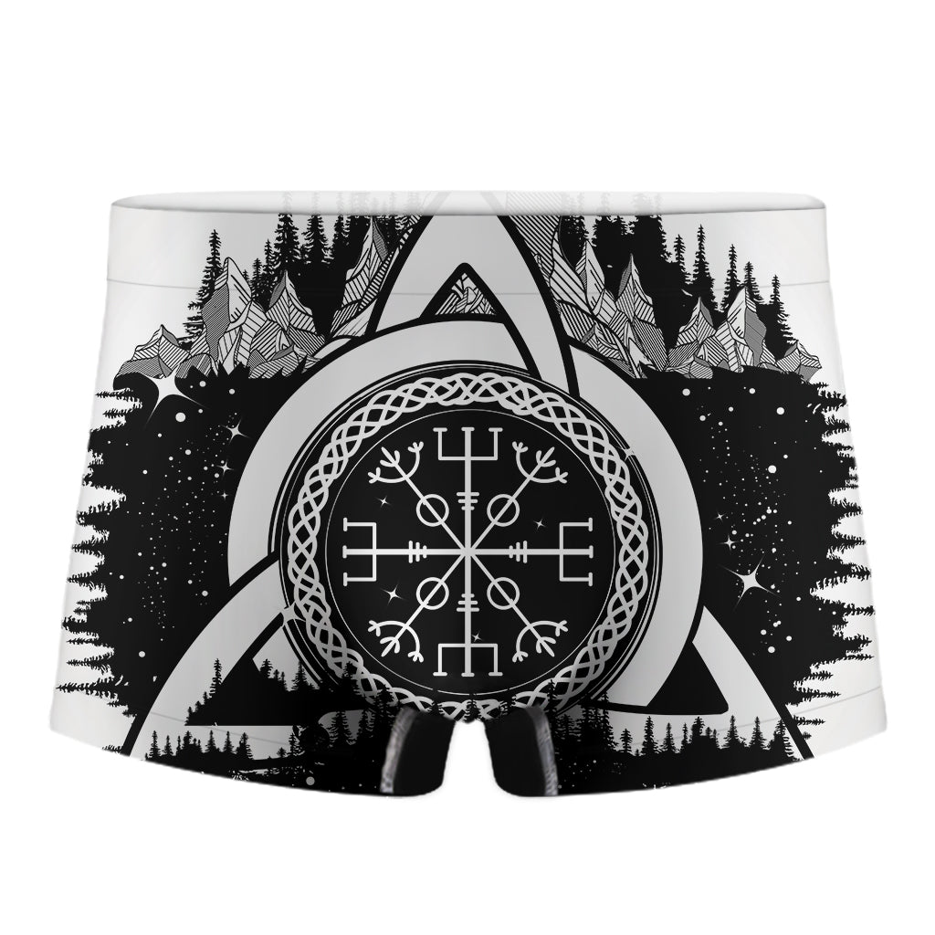Viking Celtic Trinity Knot Print Men's Boxer Briefs
