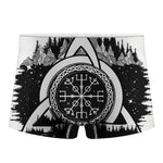 Viking Celtic Trinity Knot Print Men's Boxer Briefs