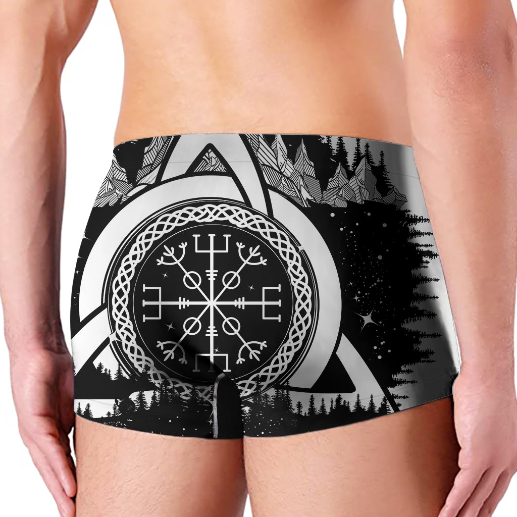 Viking Celtic Trinity Knot Print Men's Boxer Briefs