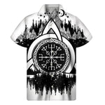 Viking Celtic Trinity Knot Print Men's Short Sleeve Shirt