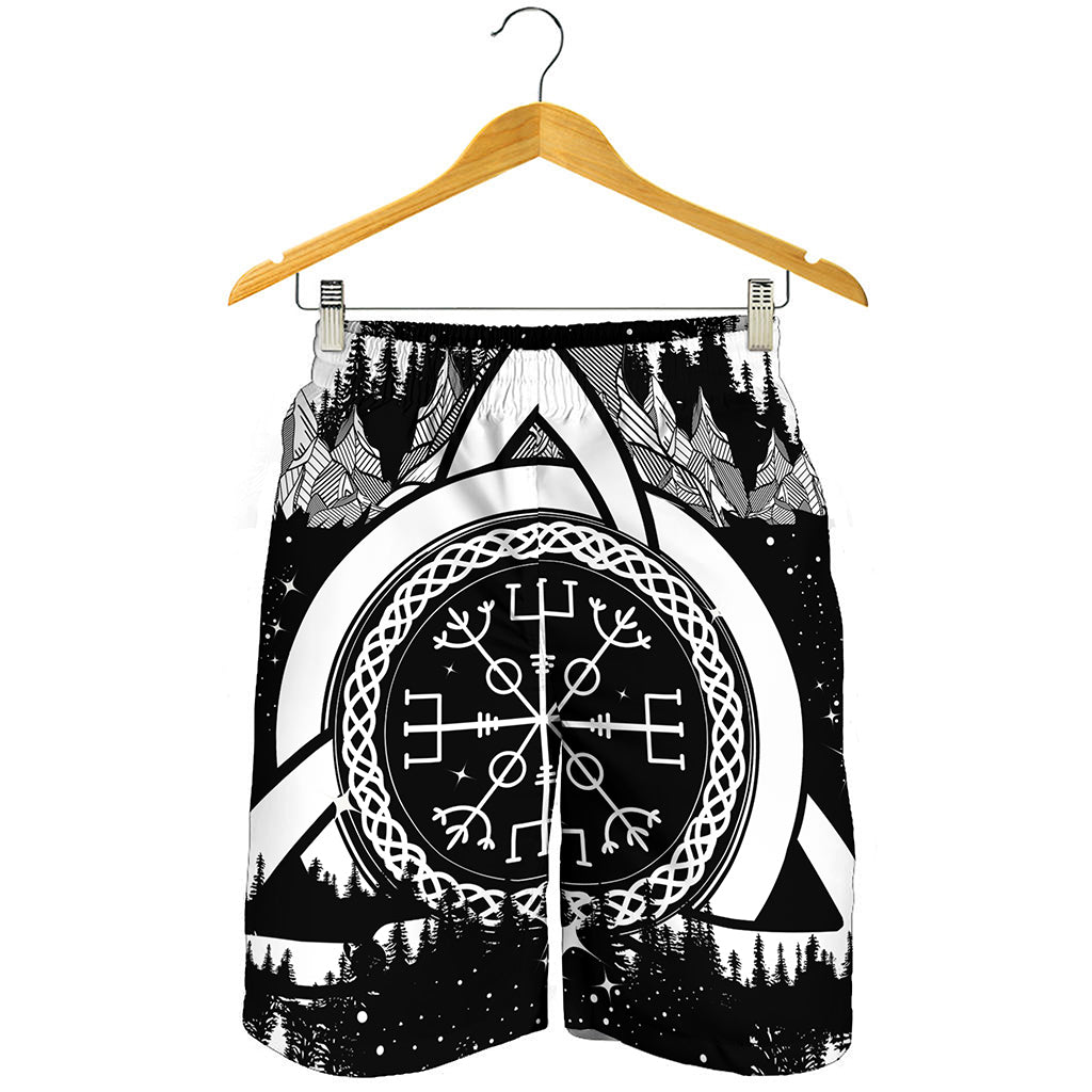 Viking Celtic Trinity Knot Print Men's Shorts