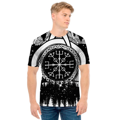 Viking Celtic Trinity Knot Print Men's T-Shirt