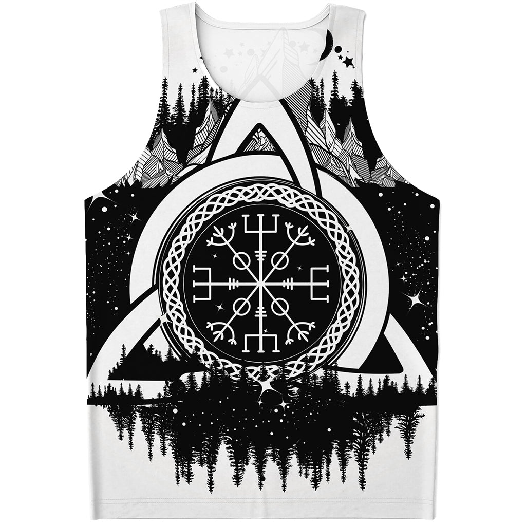 Viking Celtic Trinity Knot Print Men's Tank Top