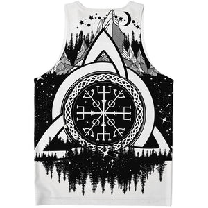 Viking Celtic Trinity Knot Print Men's Tank Top