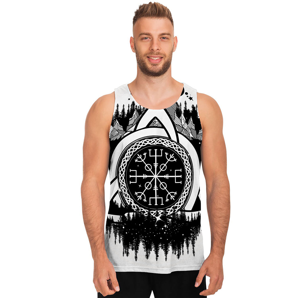 Viking Celtic Trinity Knot Print Men's Tank Top