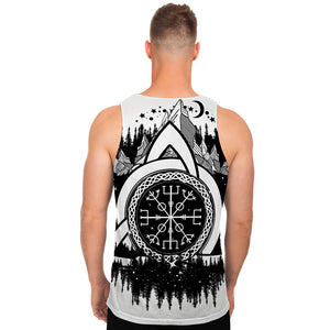 Viking Celtic Trinity Knot Print Men's Tank Top