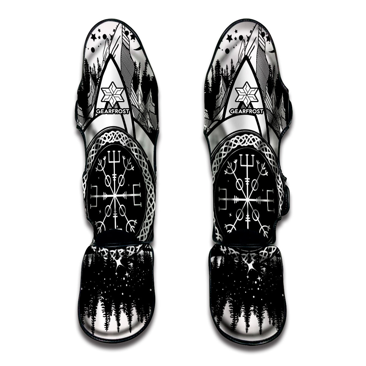 Viking Celtic Trinity Knot Print Muay Thai Shin Guard