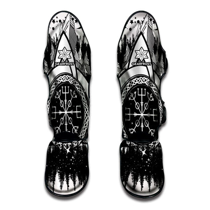 Viking Celtic Trinity Knot Print Muay Thai Shin Guard
