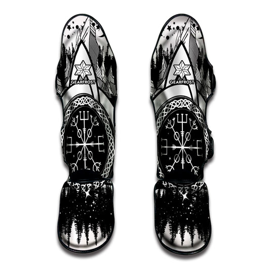 Viking Celtic Trinity Knot Print Muay Thai Shin Guard