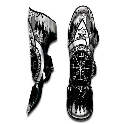 Viking Celtic Trinity Knot Print Muay Thai Shin Guard