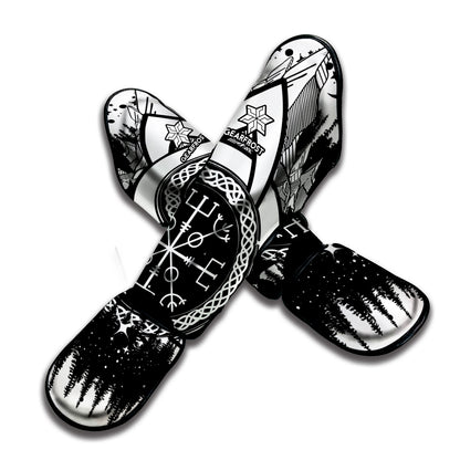 Viking Celtic Trinity Knot Print Muay Thai Shin Guard