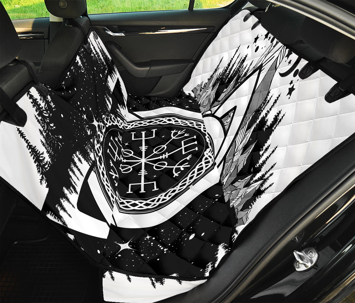 Viking Celtic Trinity Knot Print Pet Car Back Seat Cover