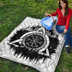 Viking Celtic Trinity Knot Print Quilt