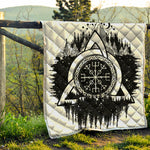 Viking Celtic Trinity Knot Print Quilt