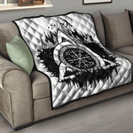 Viking Celtic Trinity Knot Print Quilt