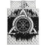 Viking Celtic Trinity Knot Print Quilt Bed Set