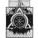 Viking Celtic Trinity Knot Print Quilt Bed Set
