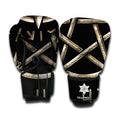 Viking Nordic Runes Pentagram Print Boxing Gloves