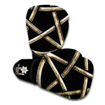 Viking Nordic Runes Pentagram Print Boxing Gloves