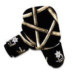 Viking Nordic Runes Pentagram Print Boxing Gloves