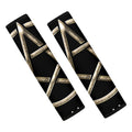 Viking Nordic Runes Pentagram Print Car Seat Belt Covers