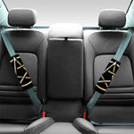 Viking Nordic Runes Pentagram Print Car Seat Belt Covers