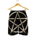 Viking Nordic Runes Pentagram Print Men's Shorts